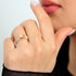 Silicone Wedding Ring Sets for Couple - MetalBar & MetalInfinity Collection. (Black - Gunmetal Gray / Nude -Rose gold)